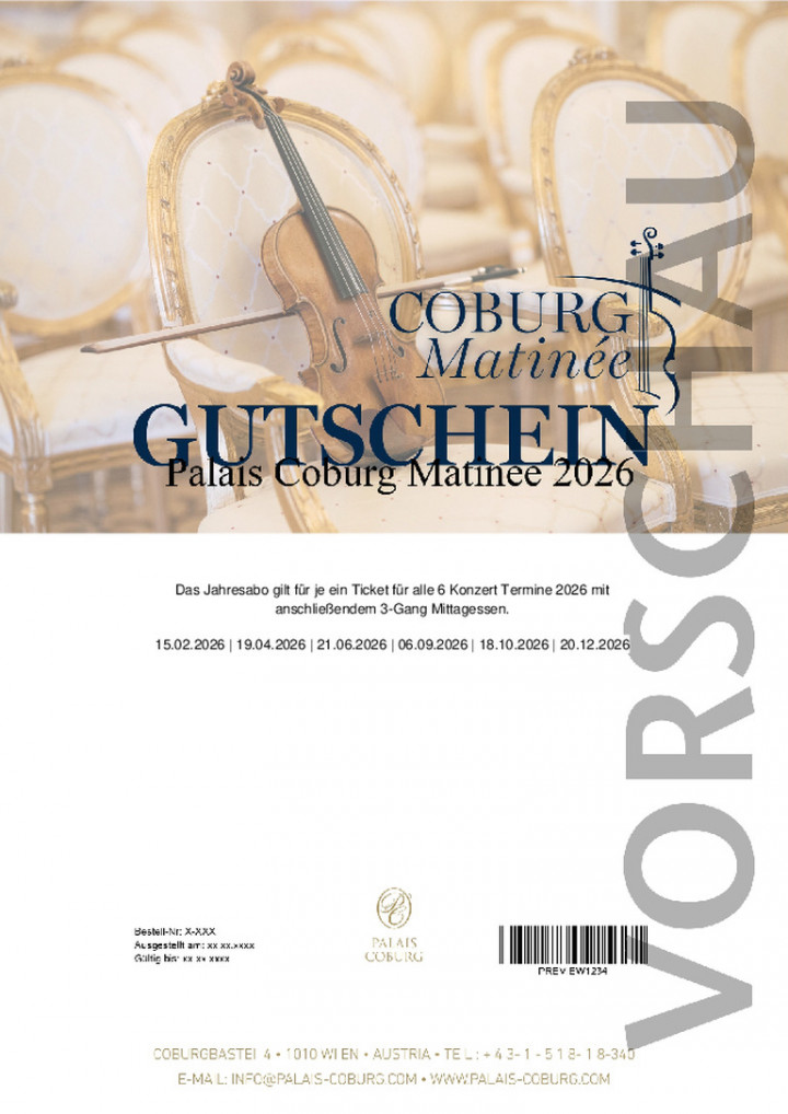 Coburg Matinee Jahresabo